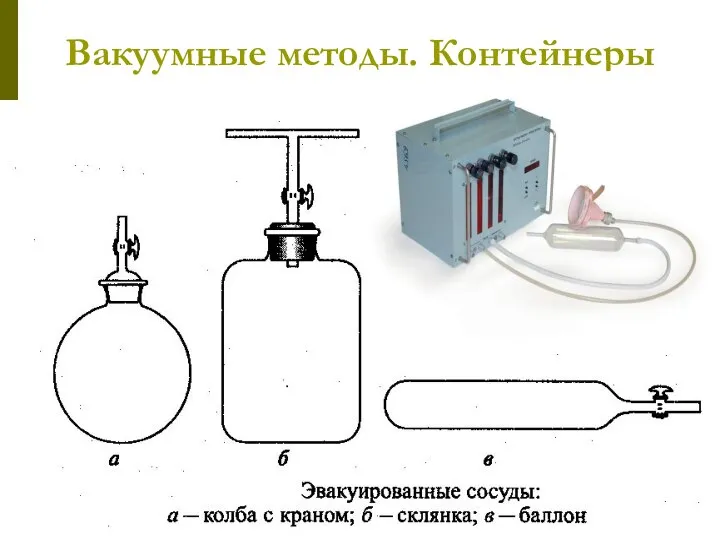 МККОС. Л.К. №2. Попова Людмила Федоровна Вакуумные методы. Контейнеры