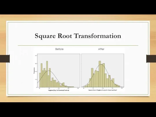 Square Root Transformation