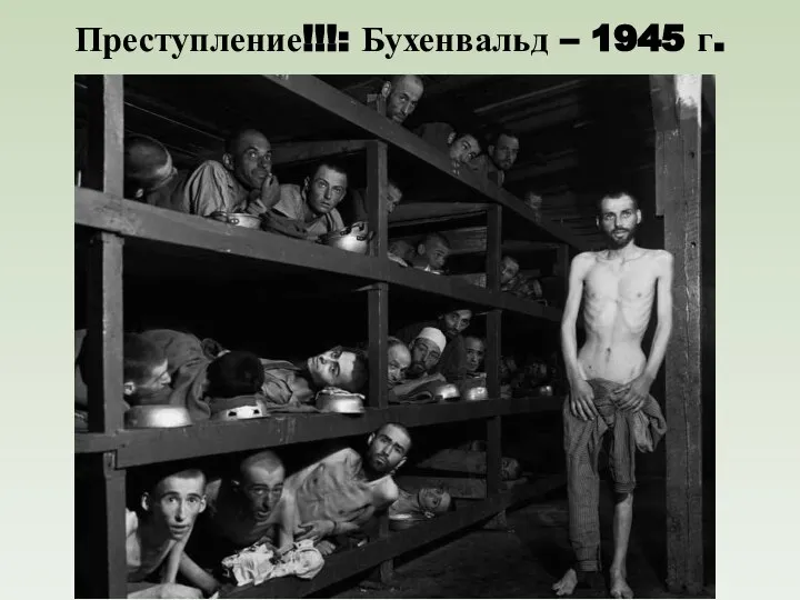 Преступление!!!: Бухенвальд – 1945 г.