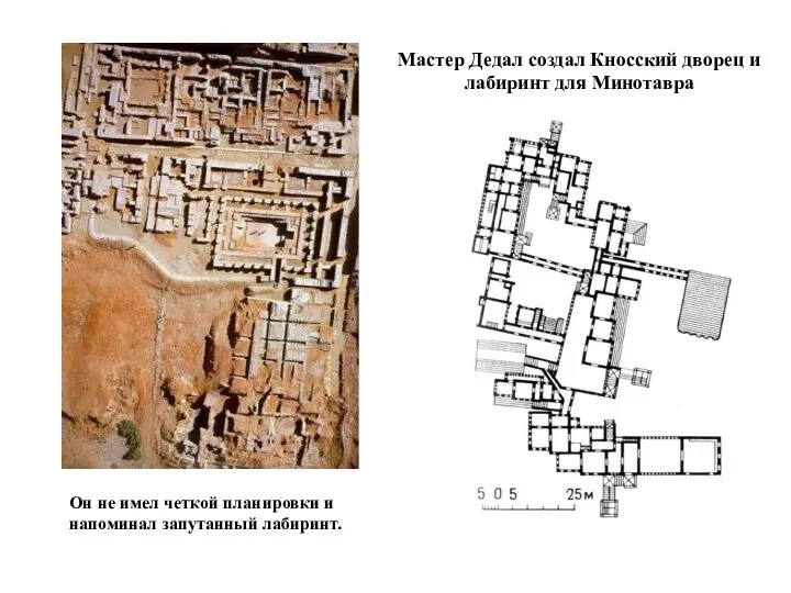 Мастер Дедал создал Кносский дворец и лабиринт для Минотавра Он не