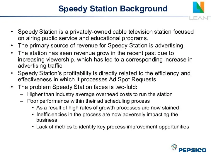 Speedy Station is a privately-owned cable television station focused on airing