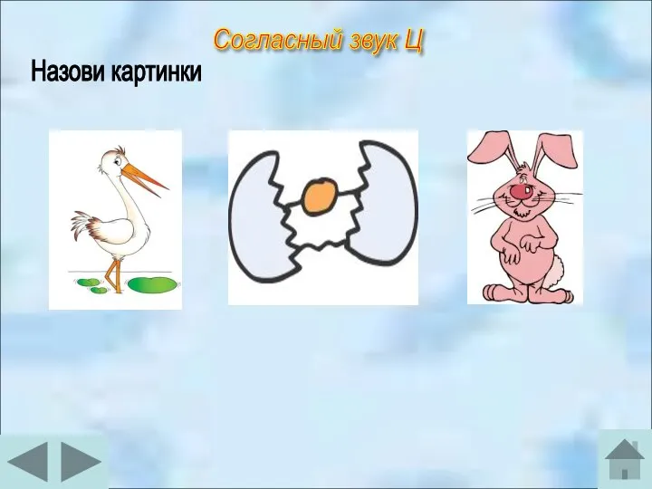 Согласный звук Ц Назови картинки