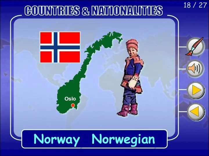 18 / 27 Norway Norwegian