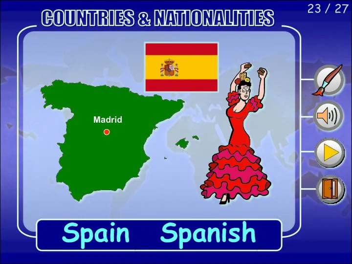 23 / 27 Spain Spanish