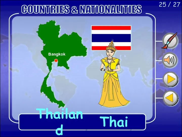 25 / 27 Thailand Thai