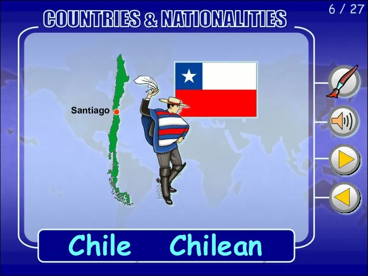 6 / 27 Chile Chilean