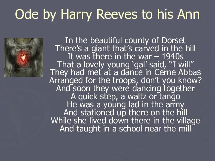 Ode by Harry Reeves to his Ann In the beautiful county