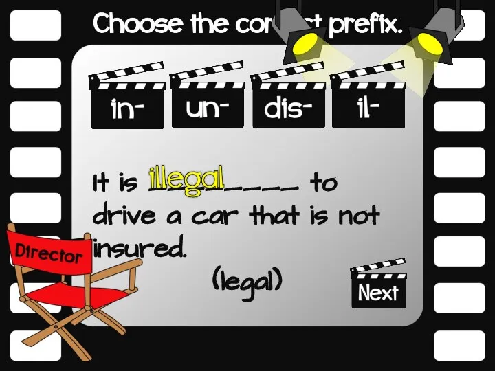 It is ________ to drive a car that is not insured. (legal)