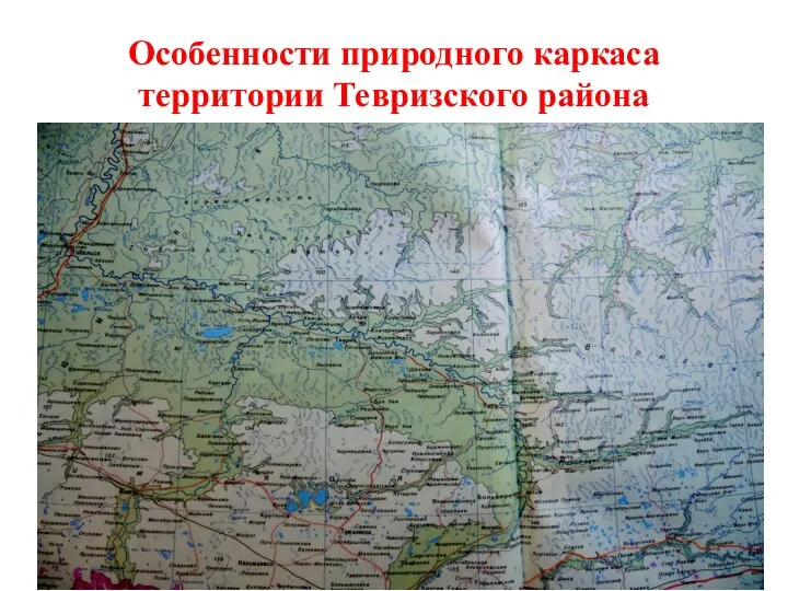 Особенности природного каркаса территории Тевризского района