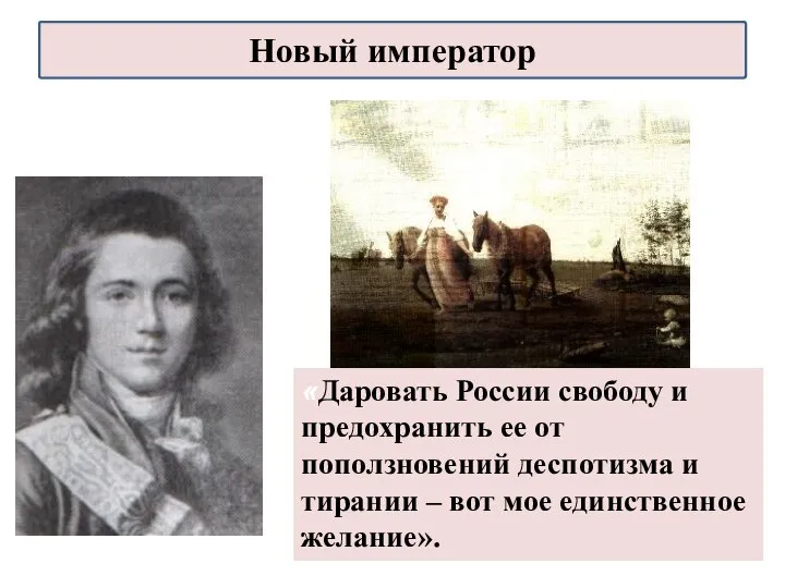 «Даровать России свободу и предохранить ее от поползновений деспотизма и тирании