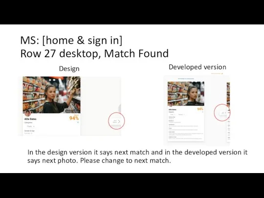 MS: [home & sign in] Row 27 desktop, Match Found Design