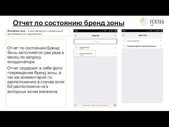 Отчет по состоянию бренд зоны Отчет по состоянию Бренд Зоны заполняется