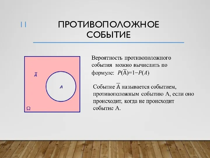 ПРОТИВОПОЛОЖНОЕ СОБЫТИЕ