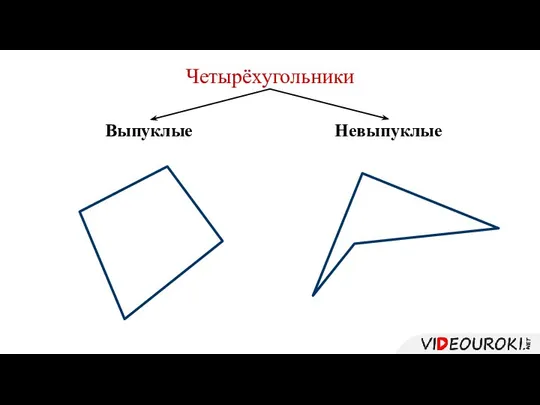 Четырёхугольники Выпуклые Невыпуклые