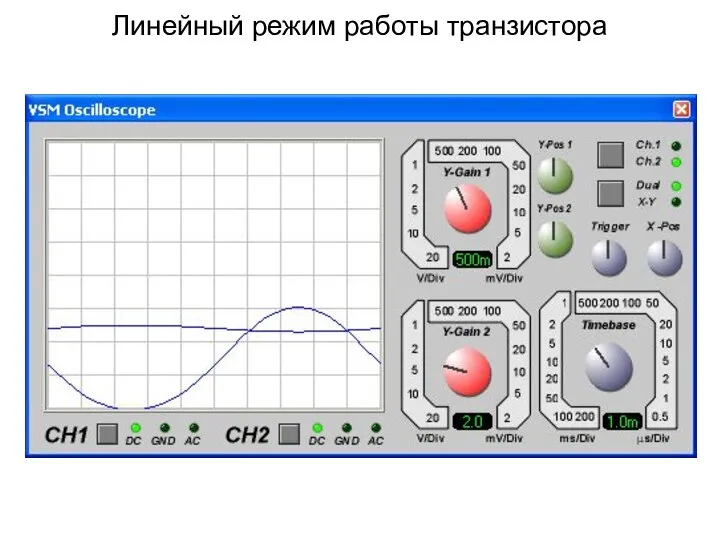 Линейный режим работы транзистора