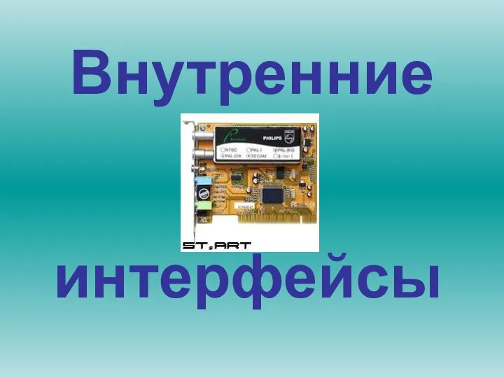 Внутренние интерфейсы