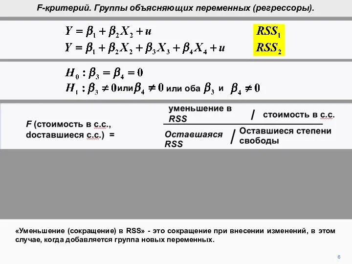 6 «Уменьшение (сокращение) в RSS» - это сокращение при внесении изменений,