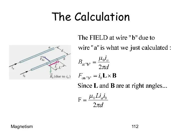 Magnetism The Calculation