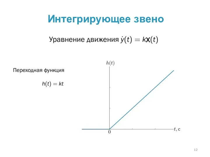 Интегрирующее звено