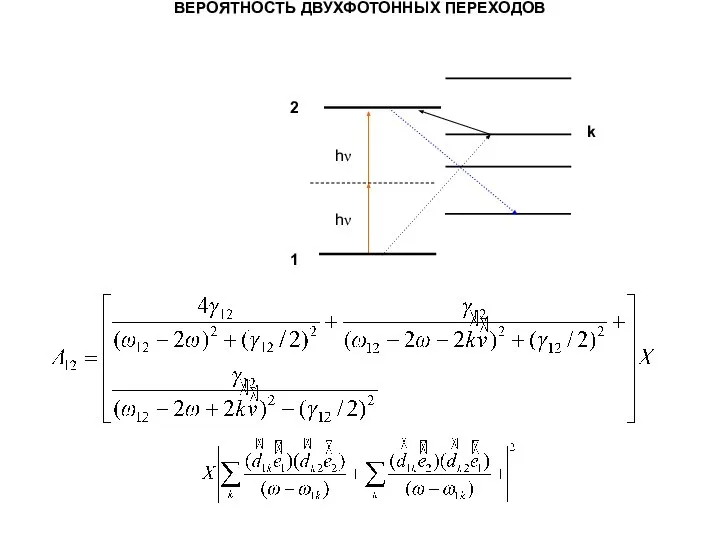 ВЕРОЯТНОСТЬ ДВУХФОТОННЫХ ПЕРЕХОДОВ