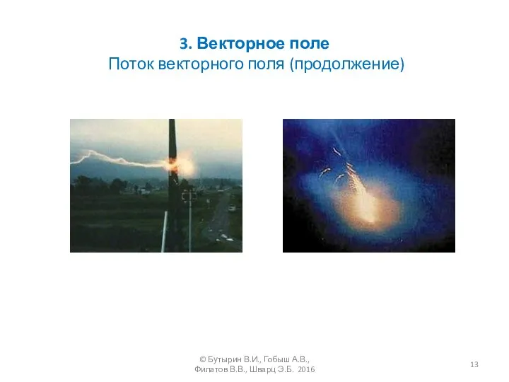 3. Векторное поле Поток векторного поля (продолжение) © Бутырин В.И., Гобыш