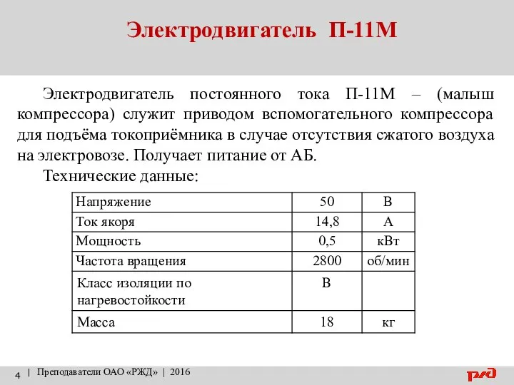 Электродвигатель П-11М | Преподаватели ОАО «РЖД» | 2016 Электродвигатель постоянного тока