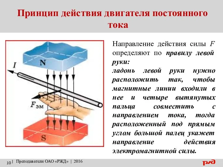 Принцип действия двигателя постоянного тока | Преподаватели ОАО «РЖД» | 2016