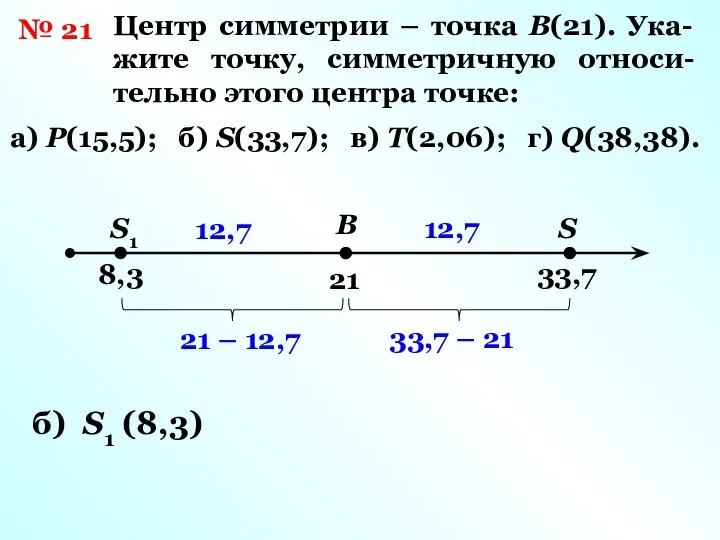 В 21 S 33,7 33,7 – 21 12,7 S1 12,7 21