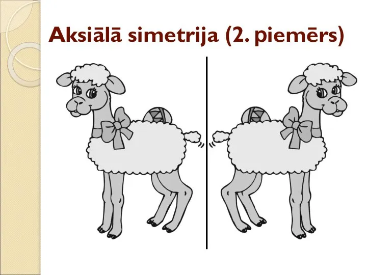 Aksiālā simetrija (2. piemērs)