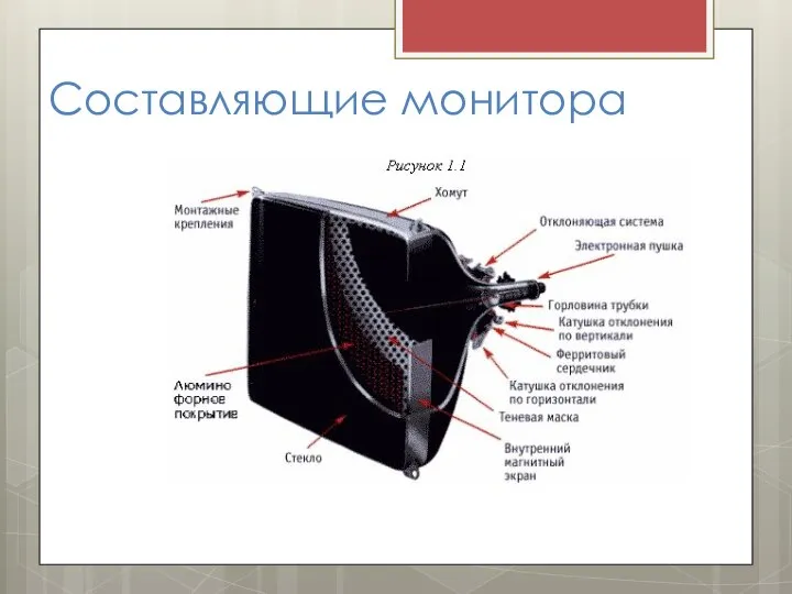 Составляющие монитора