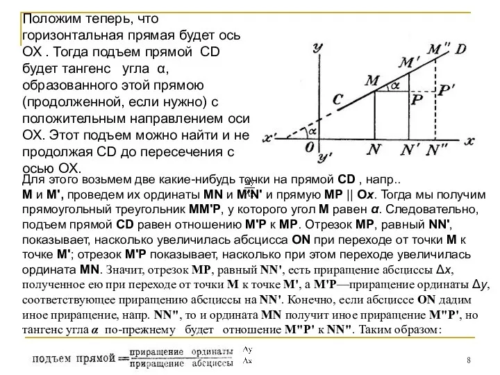 Для этого возьмем две какие-нибудь точки на прямой CD , напр..