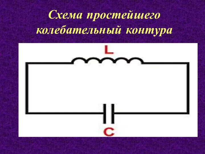 Схема простейшего колебательный контура