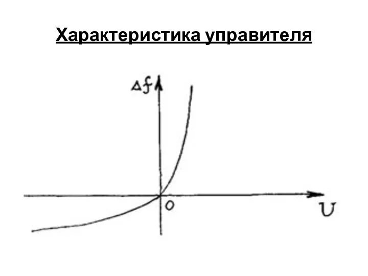 Характеристика управителя