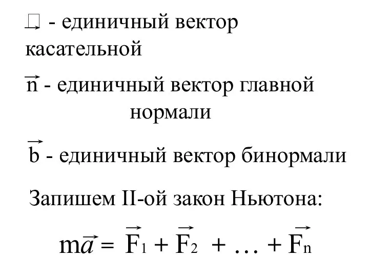 Запишем ІІ-ой закон Ньютона: