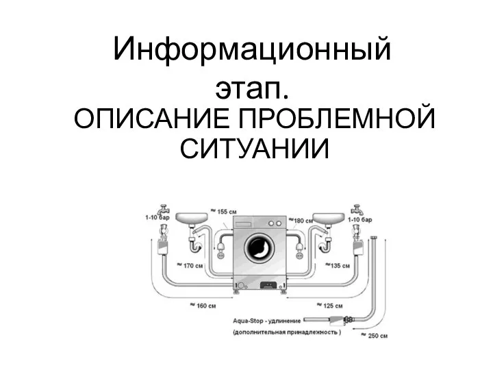 ОПИСАНИЕ ПРОБЛЕМНОЙ СИТУАНИИ Информационный этап.