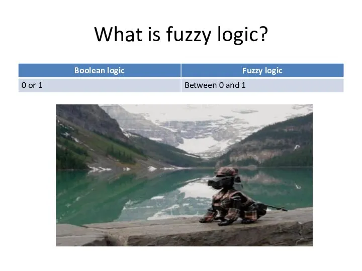 What is fuzzy logic?