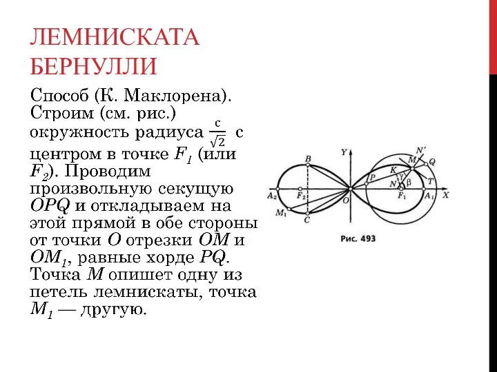 ЛЕМНИСКАТА БЕРНУЛЛИ