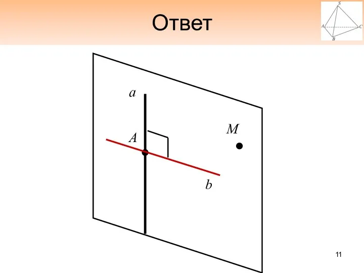 Ответ М А b а