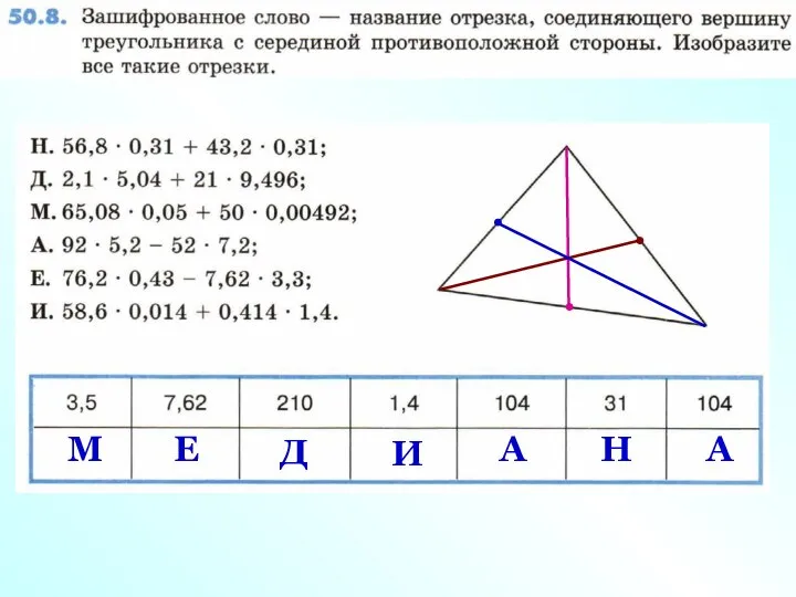 Н Д М А А Е И