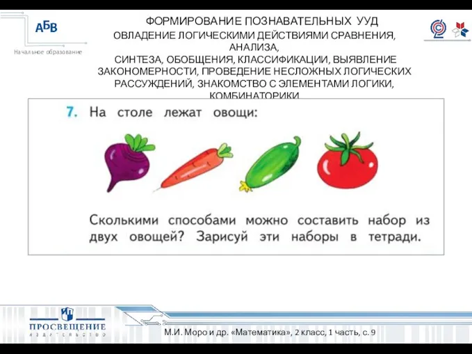 ОВЛАДЕНИЕ ЛОГИЧЕСКИМИ ДЕЙСТВИЯМИ СРАВНЕНИЯ, АНАЛИЗА, СИНТЕЗА, ОБОБЩЕНИЯ, КЛАССИФИКАЦИИ, ВЫЯВЛЕНИЕ ЗАКОНОМЕРНОСТИ, ПРОВЕДЕНИЕ