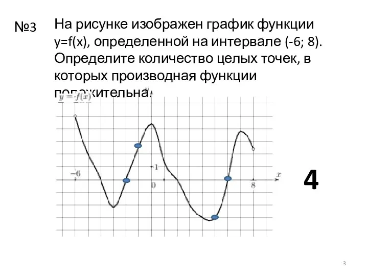 На рисунке изображен график функции y=f(x), определенной на интервале (-6; 8).