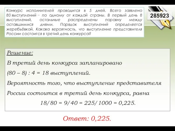 Конкурс исполнителей проводится в 5 дней. Всего заявлено 80 выступлений −