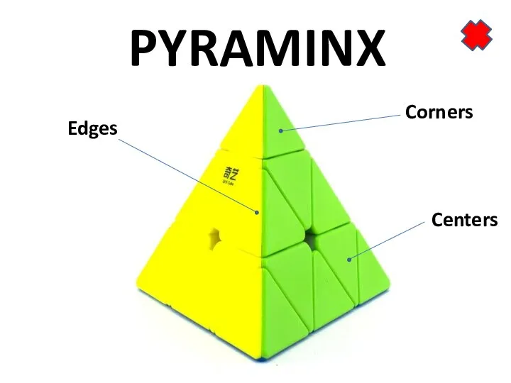 PYRAMINX Edges Corners Centers