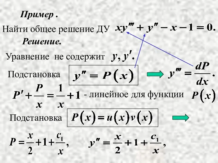 Пример . Решение.