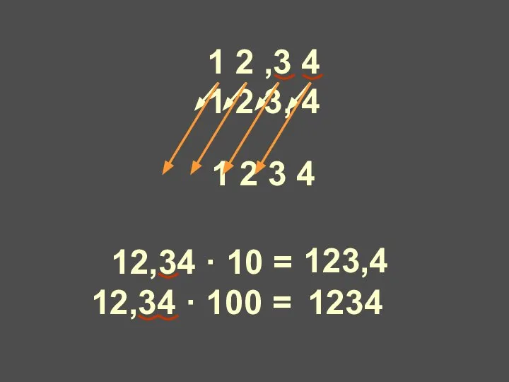 1 2 ,3 4 1 2 3, 4 12,34 · 10