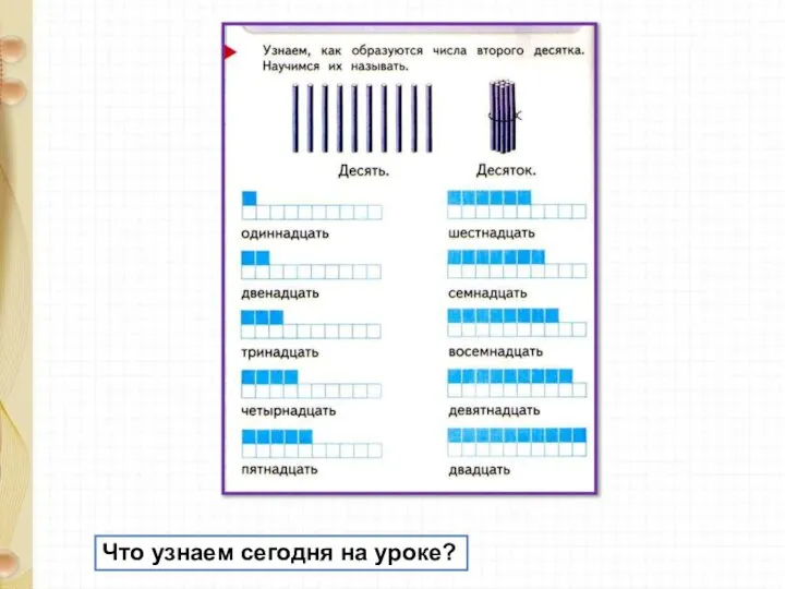 Что узнаем сегодня на уроке?