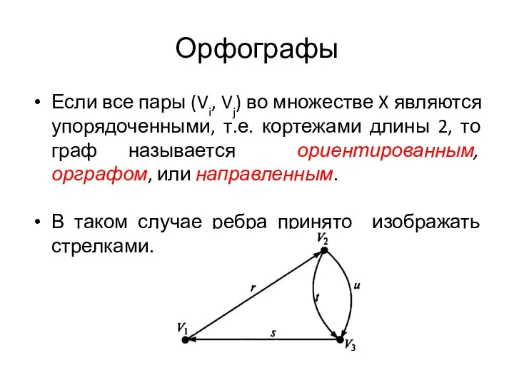 Если все пары (Vi, Vj) во множестве X являются упорядоченными, т.е.