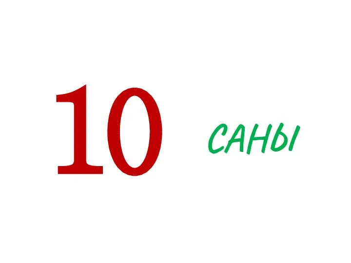 САНЫ 10