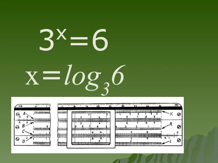 3x=6 x=log36