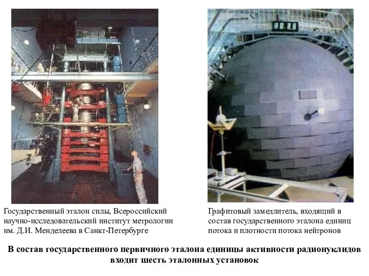 Государственный эталон силы, Всероссийский научно-исследовательский институт метрологии им. Д.И. Менделеева в